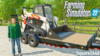 BUYING A BOBCAT T76 SKIDSTEER | LANDSCAPING UPGRADES | ROLEPLAY | FARMING SIMULATOR 22