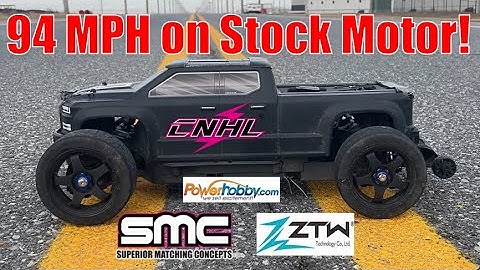 94 MPH 4s Arrma Big Rock -$50 ESC, Stock Motor, $20 Tires, $6 Spur = 94 mph! ZTW ESC CNHL LIPO, GNSS