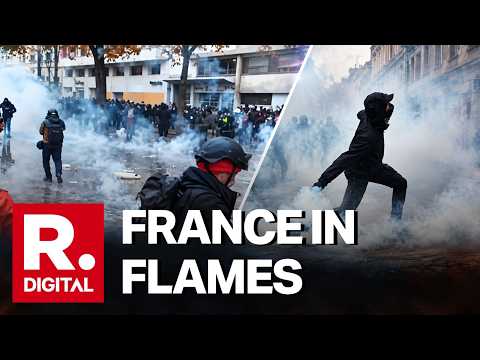 France Protests: Over 4,00,000 Take to The Streets, Paris Descends Into Clashes Amid Student Revolt