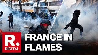 France Protests: Over 4,00,000 Take to The Streets, Paris Descends Into Clashes Amid Student Revolt