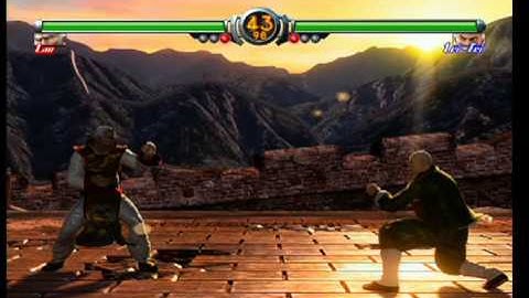 Virtua Fighter 5. Lau Chan vs Lei-Fei