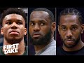 First Take debates whether Giannis or Kawhi will be a tougher matchup for LeBron