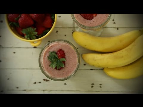 how-to-make-a-creamy-banana-strawberry-split-smoothie-|-breakfast-recipes-|-allrecipes.com