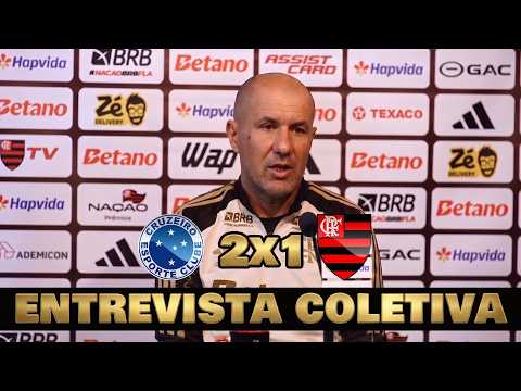 ENTREVISTA DE LEONARDO JARDIM | CRUZEIRO 2x1 FLAMENGO BRASILEIRÃO.