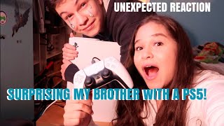 SURPRISING MY BROTHER WITH A PS5! *EMOTIONAL*