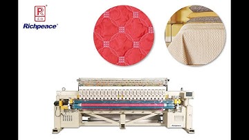 #Richpeace Multi-color Single Roll Quilting and Embroidery Machine