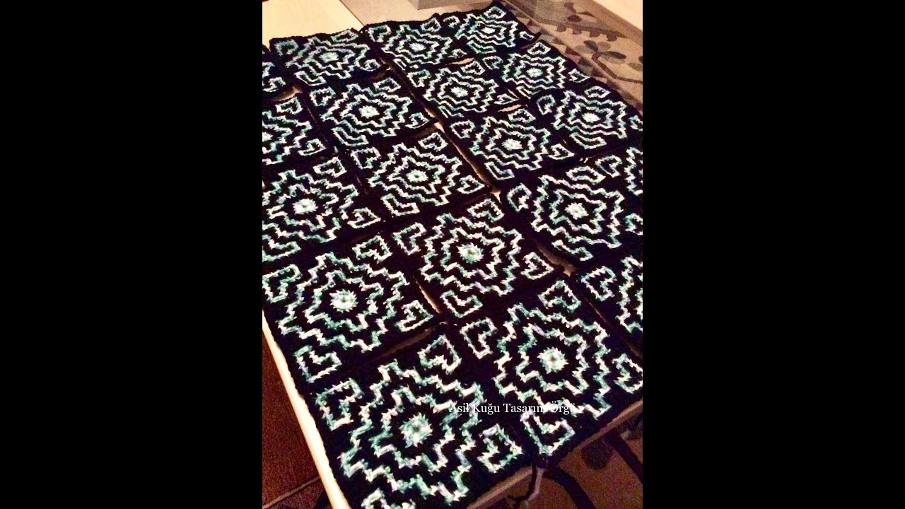 #Tığ İşi #Motif Yapılışı #Mosaic #Afgan #mozaik
