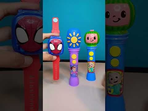 Best cocomelon Ms Rachel microphone and Spidey Vtech Scooter