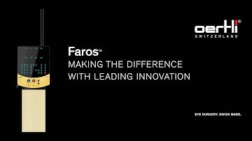 Oertli Faros basic setup for cataract surgery