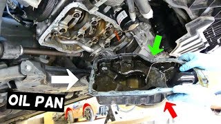 HYUNDAI ELANTRA i30 OIL PAN REMOVAL REPLACEMENT. OIL LEAK