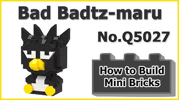 How to Build Mini Blocks Bad Badtz-maru Q5027 Review Instructions Specifications