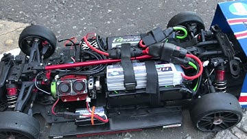 137mph due to pinion failure-Arrma infraction/limitless speed run with xlx2 castle 1717 1650kv motor