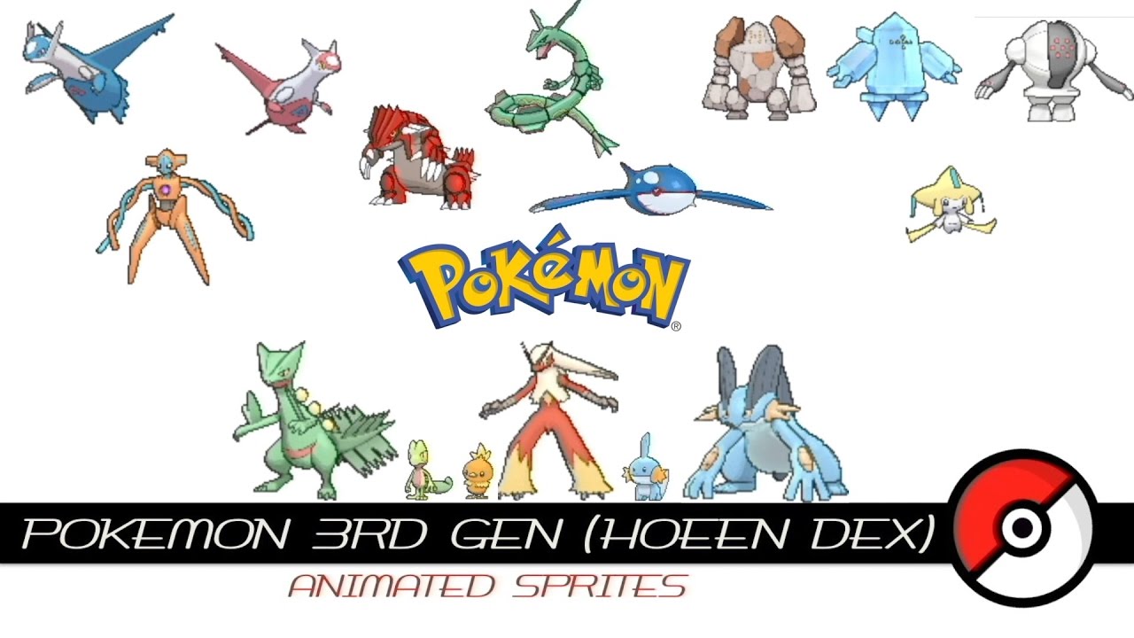 How To Evolve Pokémon - Generation 3 Hoenn (Animated Sprites) 