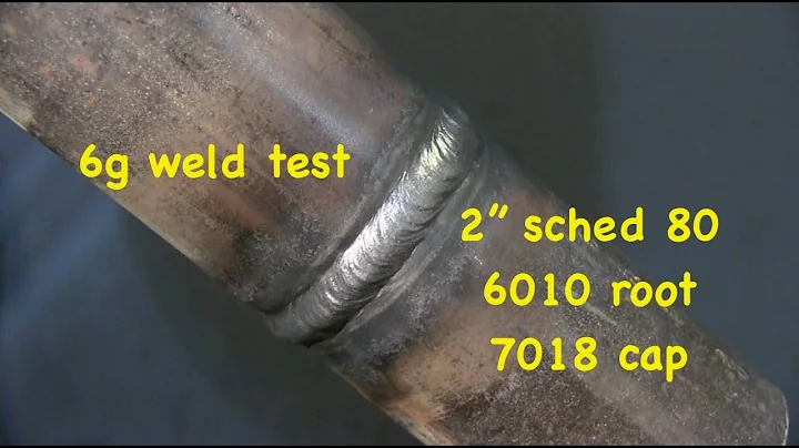 6g Weld Test -2" Schedule 80 6010 root 7018 cap UA-8