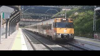 Arribada del tren de la Molina