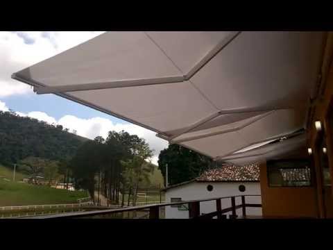 Toldo Articulado/Extensível- automatizado - motor e contr. remoto - Dia a Dia Toldos & Coberturas