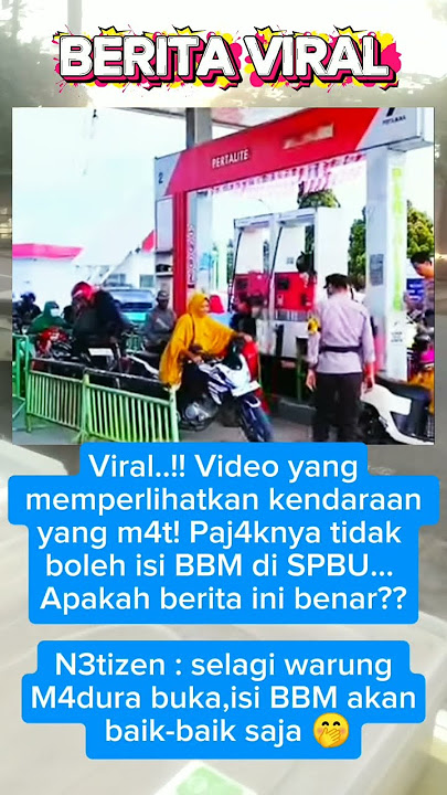 Kendaraan m4t! p4jak dil4rang isi BBM di SPBU😱 #beritaviral #fypyoutube #fypシ゚viral