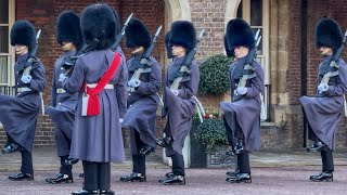 Rare Sighting: Friary Court Inspection at St James’s Palace – Front Row View (UNCUT)