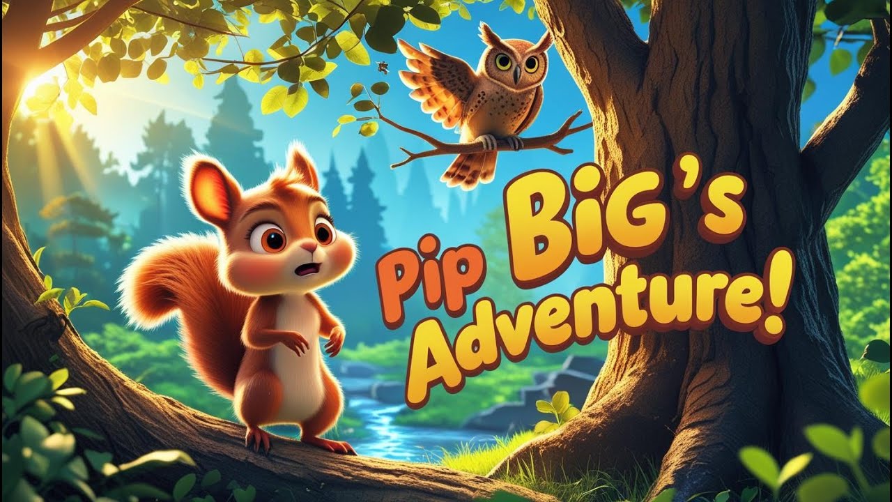 Pip the Lost Squirrel’s Big Adventure 🐿 | Heartwarming Story for Kids