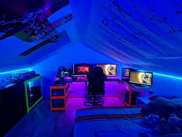 Ultimate Setup 2019 2 Gaming Room Wallpaper Engine Youtube