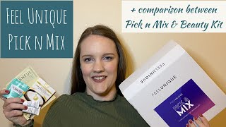 FEEL UNIQUE PICK N MIX | Unboxing & Review plus comparison between Pick n Mix and Beauty Kit