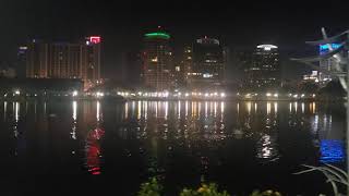 Orlando's Lake Eola Park empty