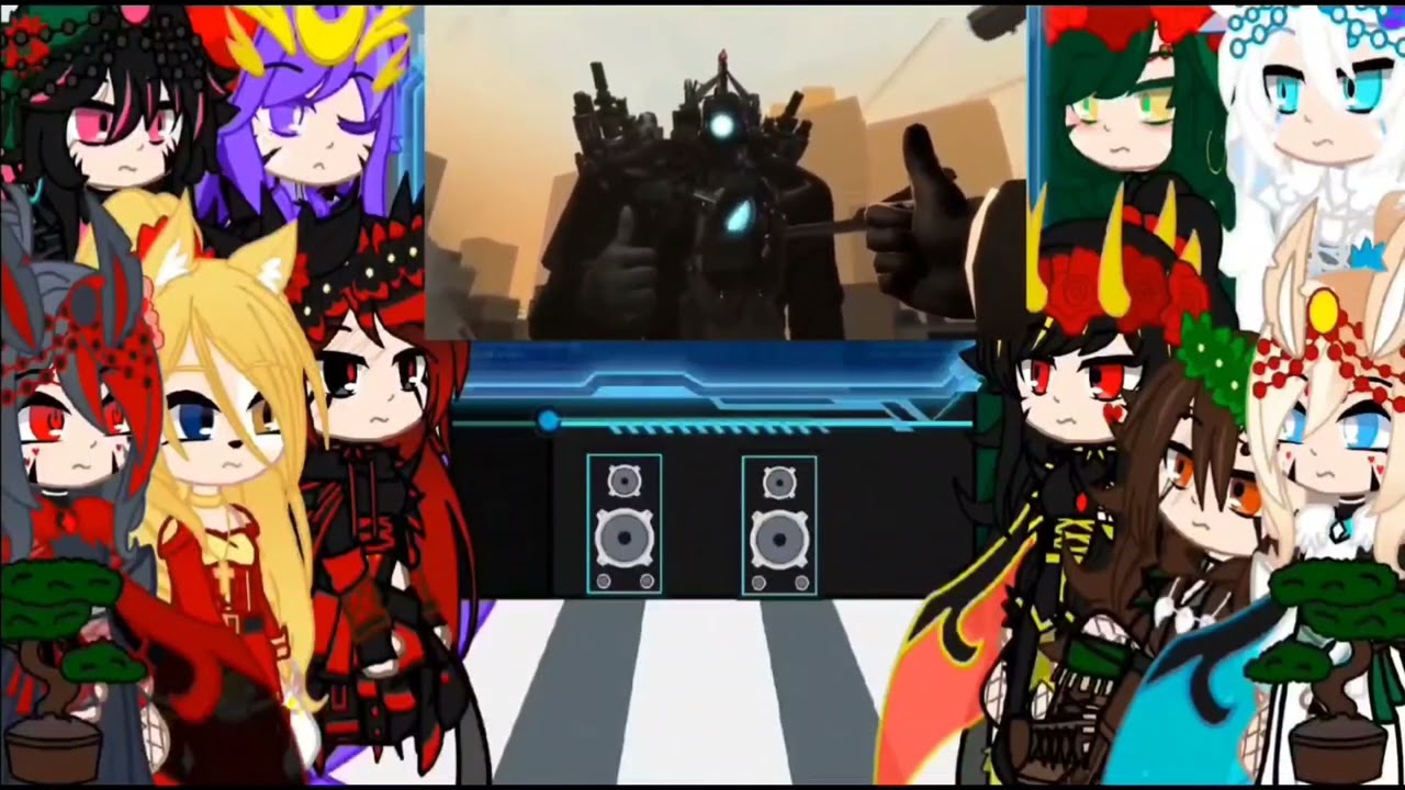 kaijus fêmeas/+Ghidoras reagindo a Skibidi toilet+Hakaishin vs Ghidorah+Rap the man in the suit/GP\