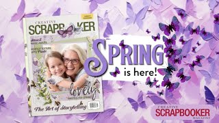 Fresh Creativity: Inside the Spring 2025 Issue of Creative Scrapbooker Magazine!