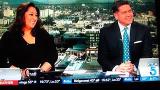 KTLA 5 Los Angeles NEWSMAN SHOT-DOWN AFTER SINGING TOTAL ECLIPSE of th HEART 1/2019 by Petros chronis 430 views 5 years ago 1 minute, 10 seconds