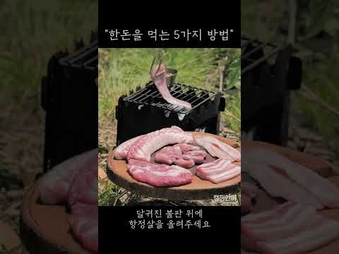 <strong>한돈을</strong> 먹는 5가지 방법 / 캠핑한끼
