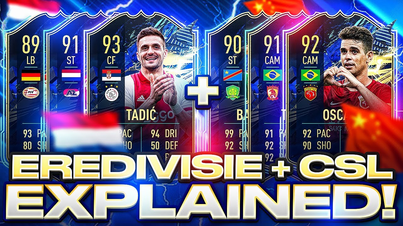 Csl Eredivisie Monday 37 Tots Cards Fifa 21 Youtube