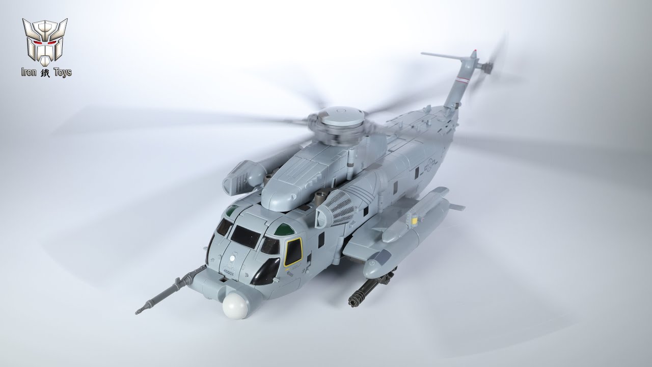 Transformer movie toys] MH-53 pave low helicopter! Hasbro