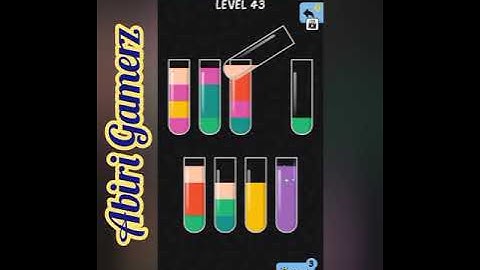 Water Sort Puzzle - Color Sorting Game | Android iOS Games | #abirigamerz #Shorts #watercolour