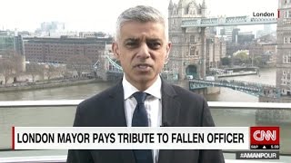 Sadiq Khan talks London terror attack