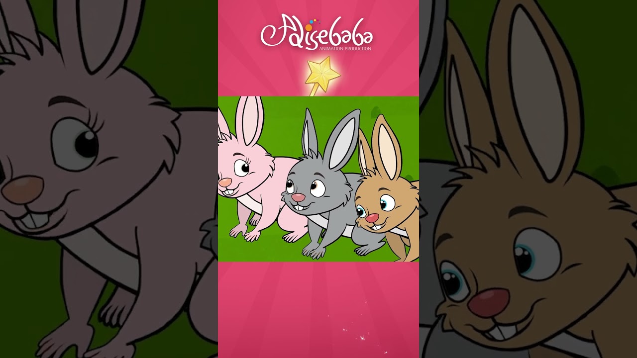 หมาป่าวายร้ายกับกระต่ายสามตัว #shorts #นิทานก่อนนอนสําหรับเด็ก #fairytalesthaiforkids