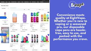 Discover the Best Disposable Vape Pens at EightVape - Your Ultimate Vape Shop!
