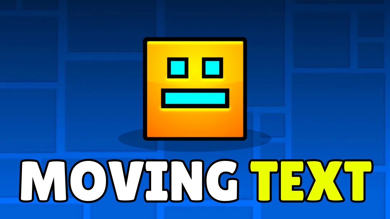 How To Make Moving Background & Text In Geometry Dash (2026) – Full ...