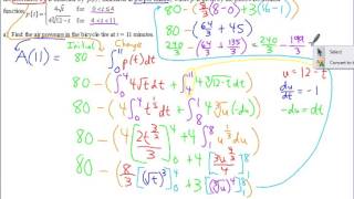 AP Calculus Notes Integrating Piecewise Functions