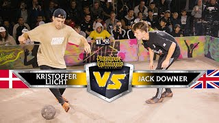 : Kristoffer Liicht (DEN) VS Jack Downer (ENG) | TOP 8, Panna World Championships 2019