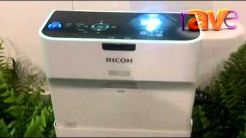 InfoComm 2012: Ricoh Showcases Digital Signage with Ultra Short Throw Projector