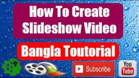 How To Create Slideshow Video Bangla Toutorial? Create News Video? Make Photo Slideshow YouTube
