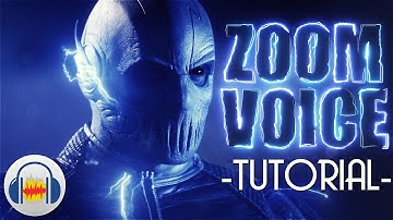 ► ZOOM VOICE TUTORIAL (EASY) | The Flash | Audacity