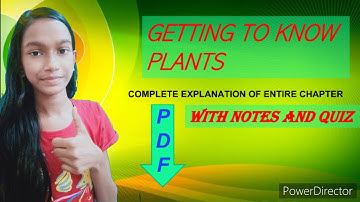 Getting to know plants class 6 | class 6 science NCERT solutions |