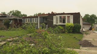 Residents in south suburban Lansing cleaning up after confirmed EF-1 tornado ripped through communit