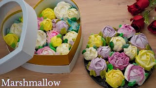 Edible Flowers Without Oven and Without Butter! Easy dessert in 15 minutes ▪ Zefir ▪ Russian dess