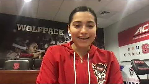 NC State women's basketball guard Raina Perez PC