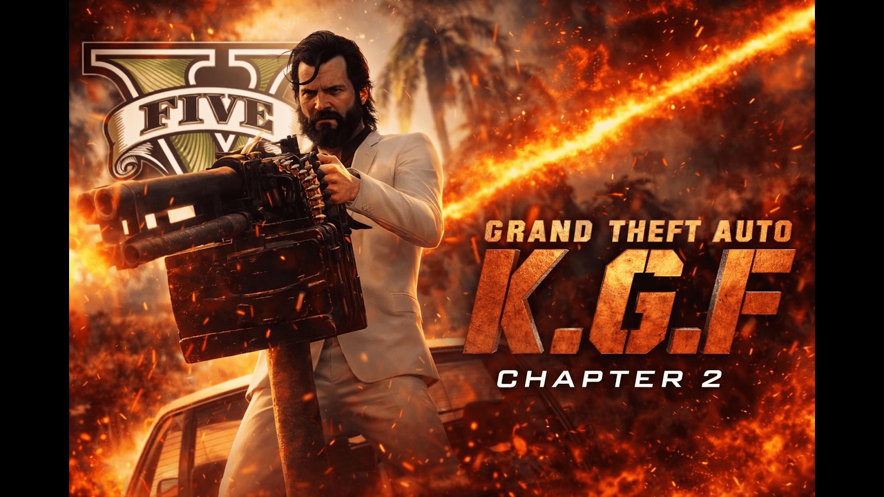 KGF Fight Scene Recreation🔥| KGF Chapter 2 Ep 3 | GTA 5 Cinematic 4k ...