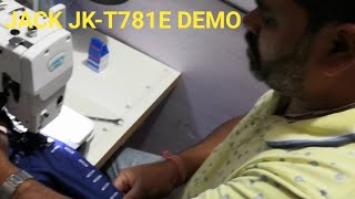 #NAYAKJI JACK JK-T781E BUTTON HOLE SEWING MACHINE DEMO #JACK781EDEMO #KACHMACHINEDEMO