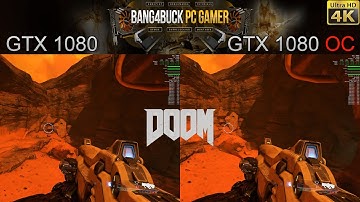 GTX 1080 Stock Vs Overclocked Doom 4K Vulkan Performance | i7 5960X 4.5GHz