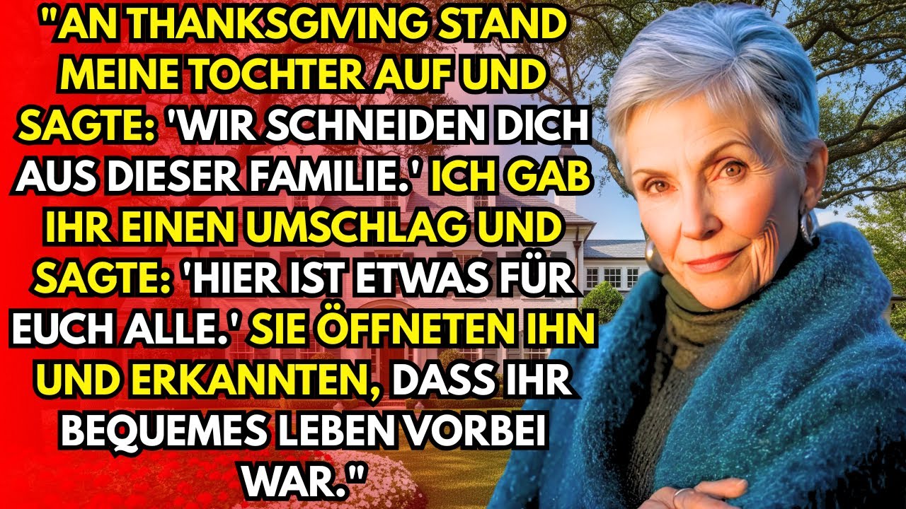 Ich saß beim Weihnachtsadventsessen meiner Tochter, als sie aufstand und vor allen verkündete: „Wir haben beschlossen, dich aus dieser Familie auszuschließen.“ Ich lachte nur und legte einen...